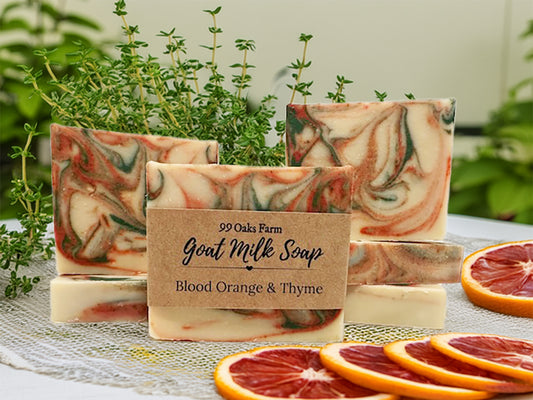 Blood Orange & Thyme Goat Milk Soap