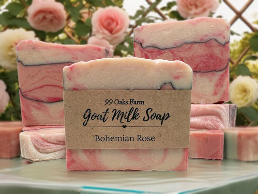 Bohemian Rose Goat Milk Soap