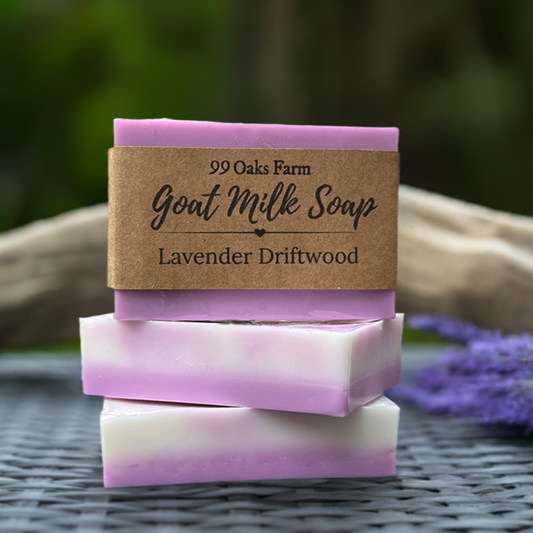 Lavender Driftwood Goat Milk Soap
