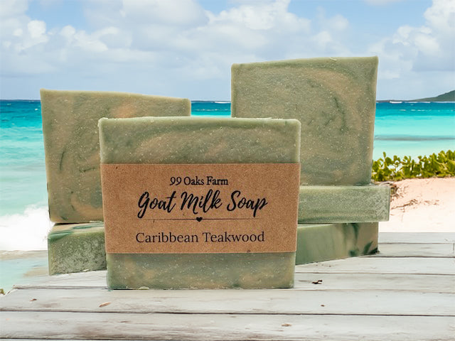 Caribbean Teakwood Goat Milk Soap