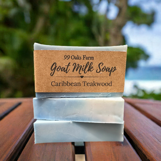 Caribbean Teakwood Goat Milk Soap